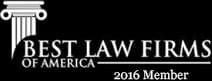best law firms of america 2016 member