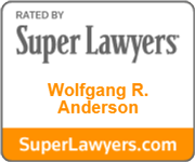 Rated by Super Lawyers | Wolfgang R Anderson | SuperLawyers.com